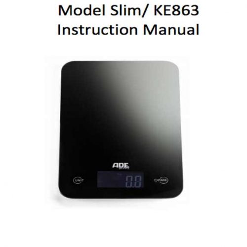 Slim Digital Kitchen Scale