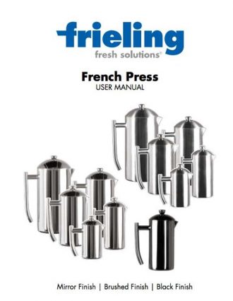 French Press User Manual
