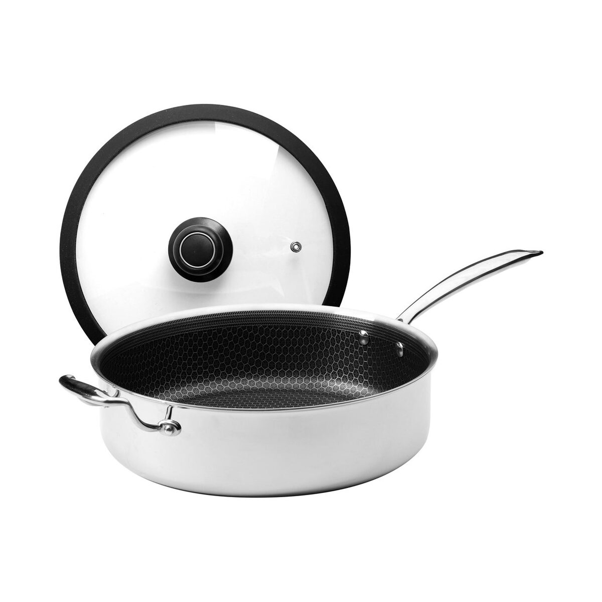 Quick Release saute pan 11 inch with lid