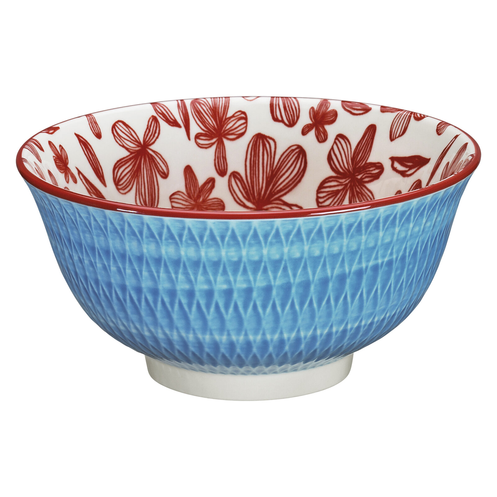 cilio Amici Porcelain Bowls Rhombuses blue