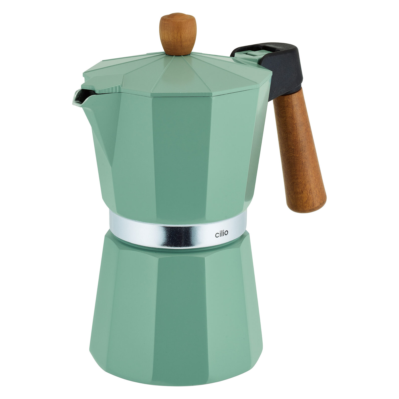 cilio Legno Espresso Maker Mint