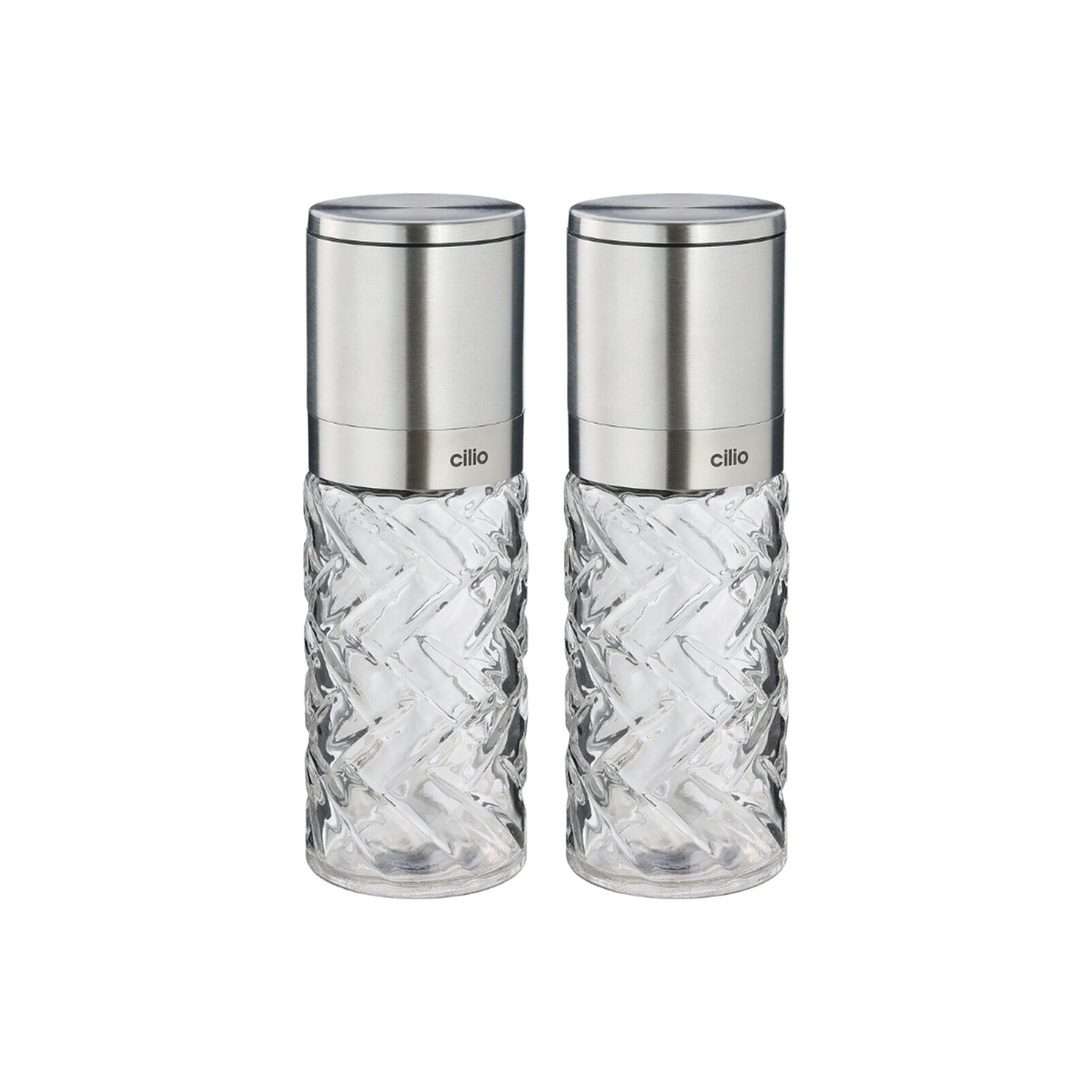cilio Cristallo Salt or Pepper Mill Stainless steel