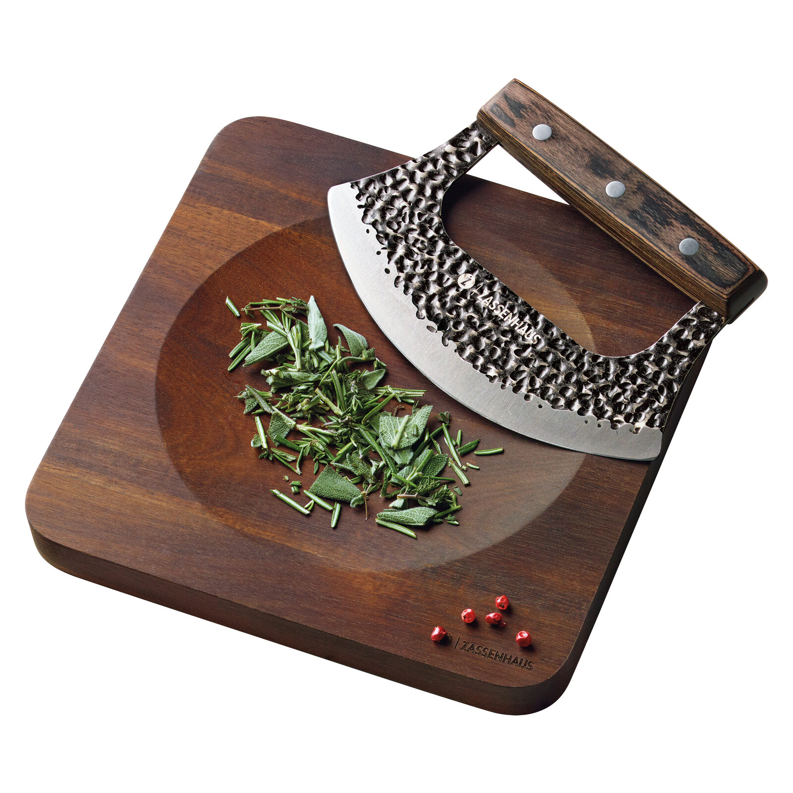 Zassenhaus Mincer Mezzaluna & Board Mezzaluna Set