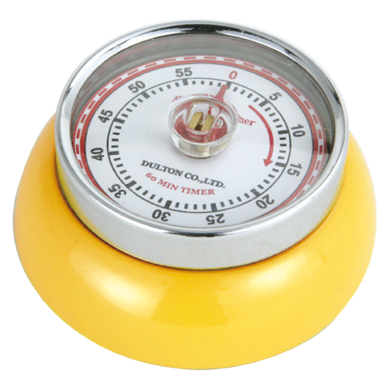Zassenhaus Retro Kitchen Timer Yellow