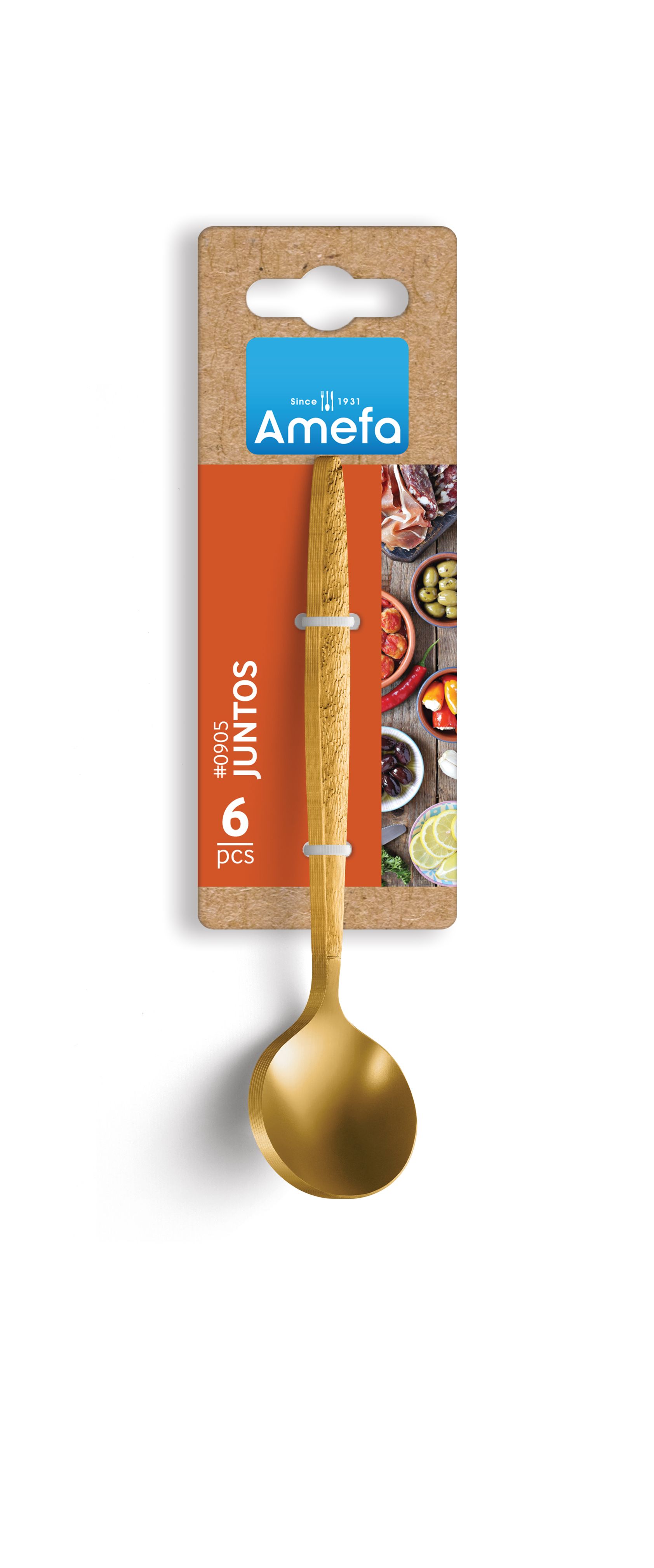 Amefa Juntos Medium Spoon Gold
