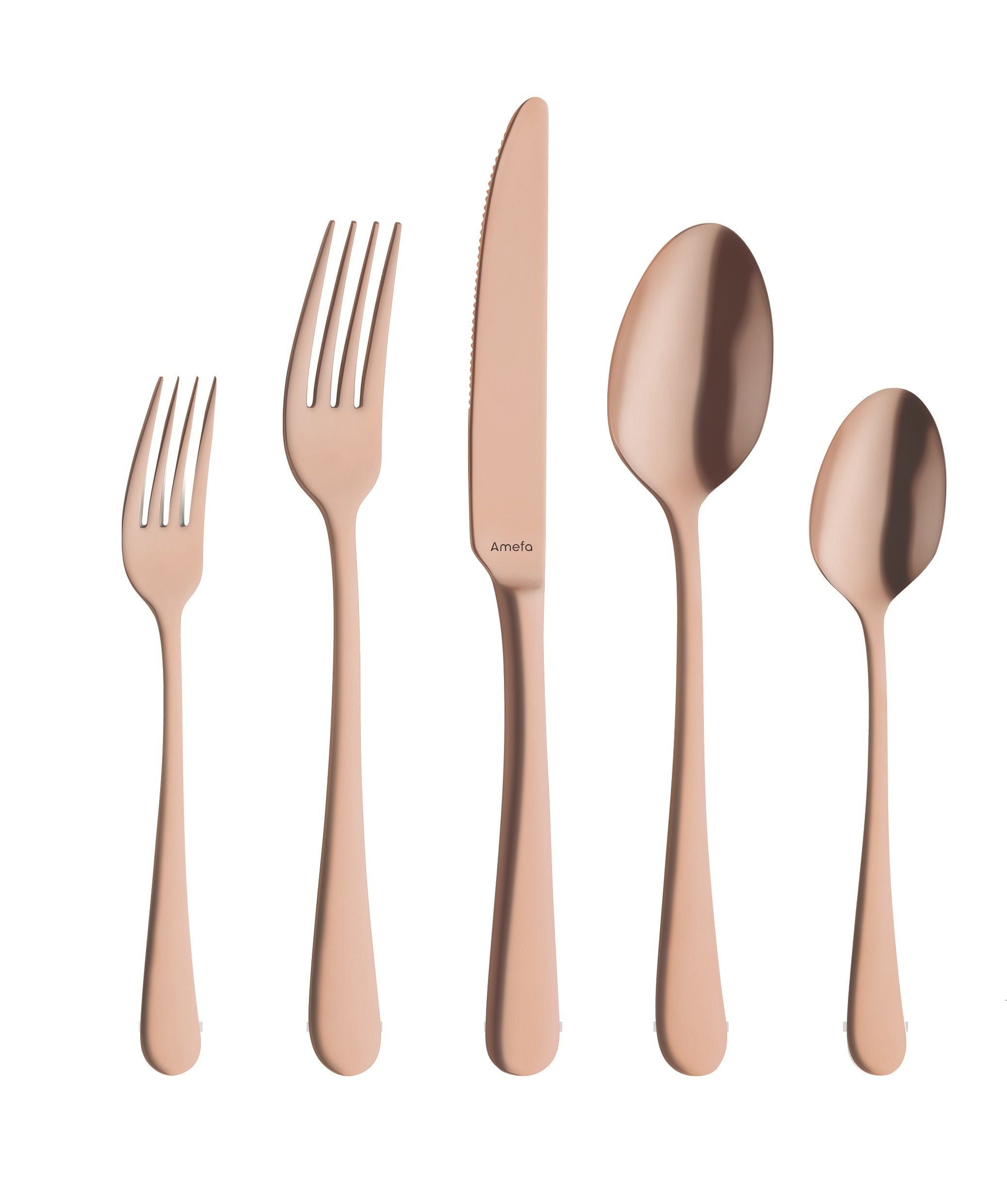 Amefa "Austin" Flatware Set Matte Copper