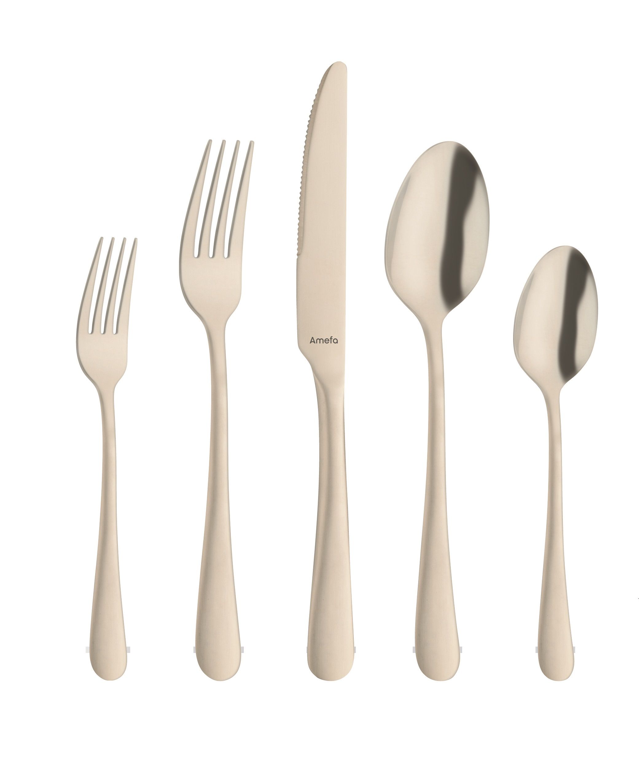 Amefa "Austin" Flatware Set Matte Champagne