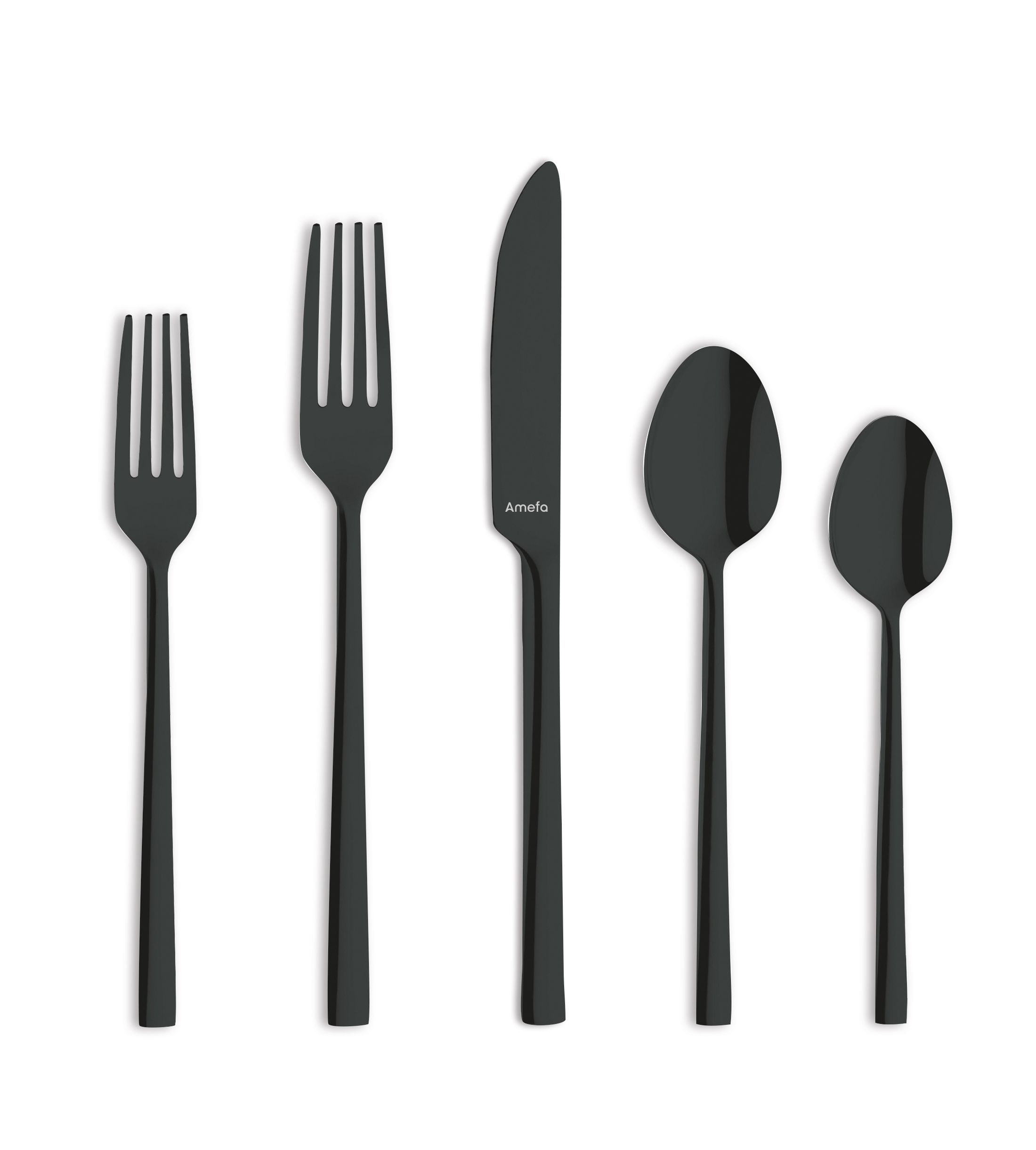 Amefa "Dallas" Flatware Set Black