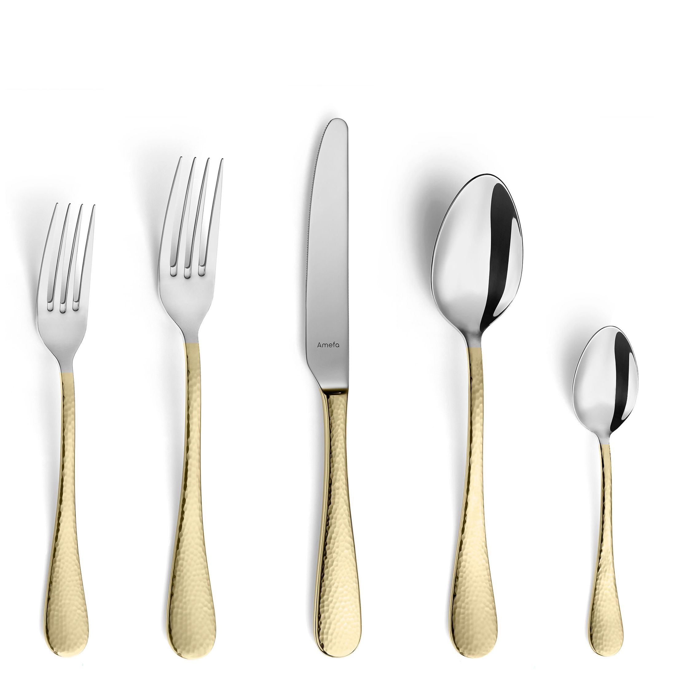 Amefa Sierra Half PVD Gold flatware
