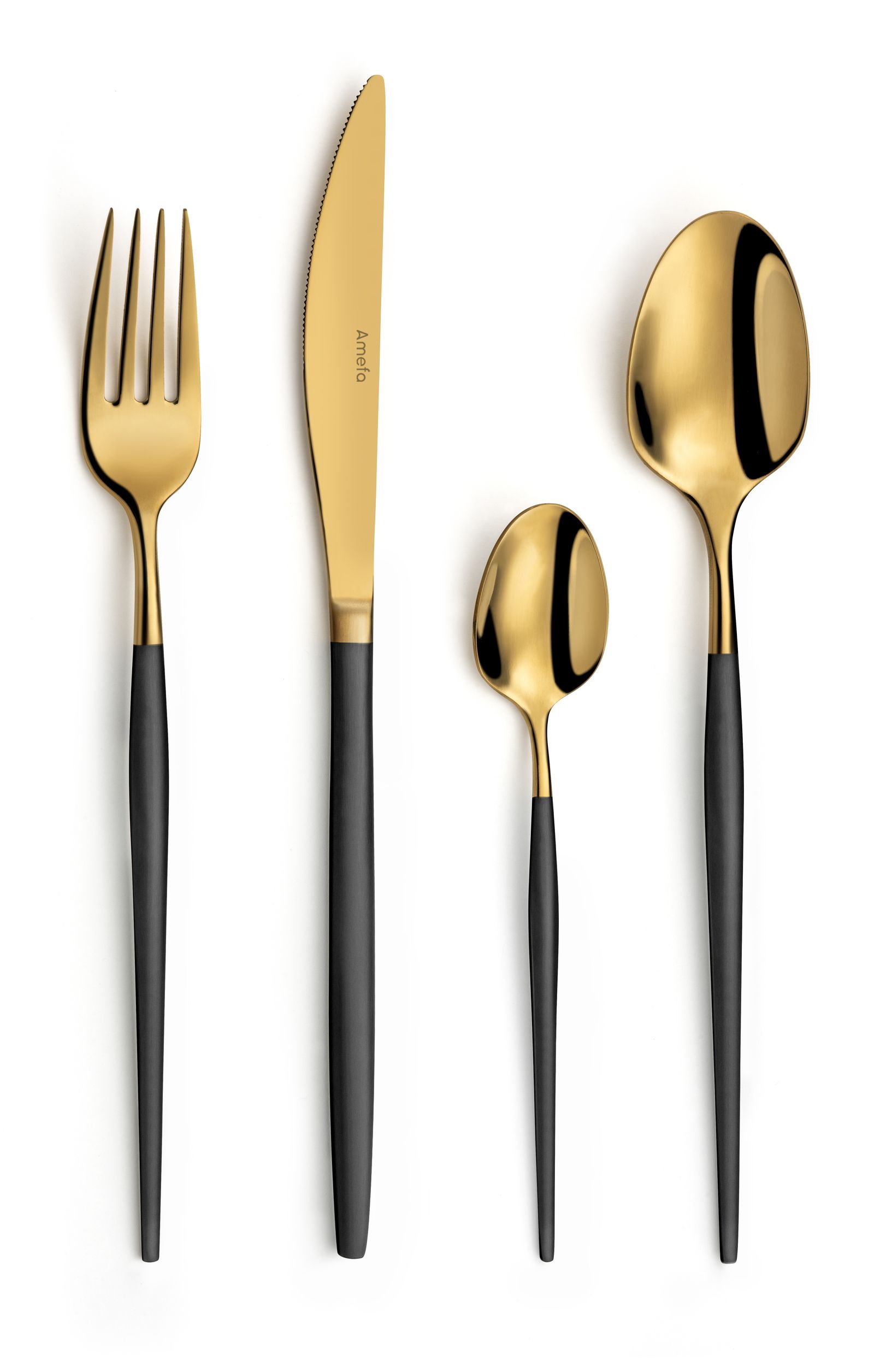 Amefa Soprano PVD Gold/Black collection