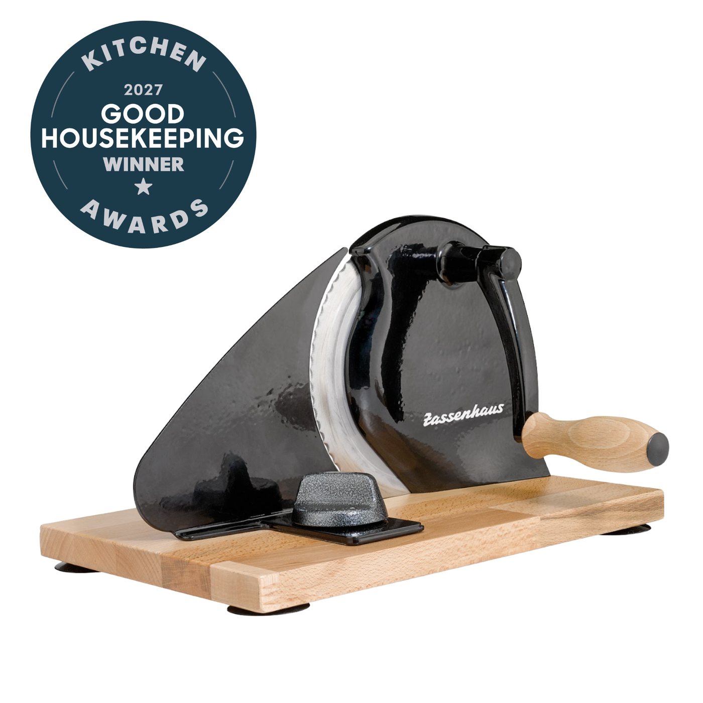 Zassenhaus Classic Bread Slicer in Black, 2027 Good Housekeeping Kitchen Awards Winner